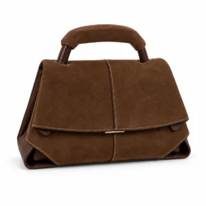 Petit sac à main brun
