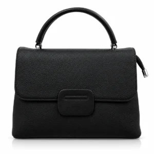 Sac structuré noir avec bandoulière